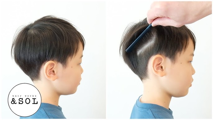 男の子に人気のツーブロック後ろだけのヘアスタイルカタログ25選！メンズ子供の襟足の刈り上げ注文方は？ - サロンセブン