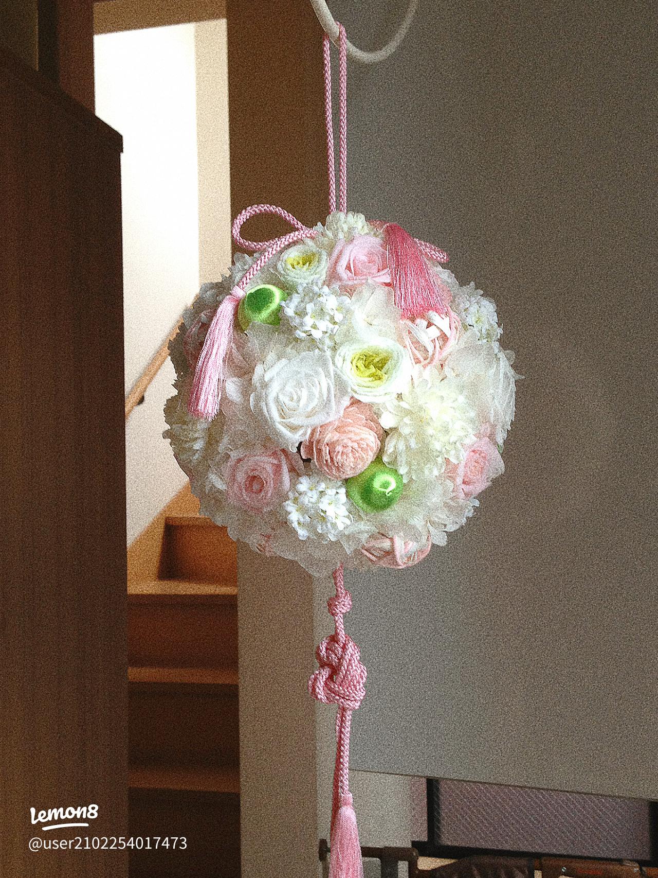 100均材料で簡単DIY！可愛いボールブーケの作り方marry マリー