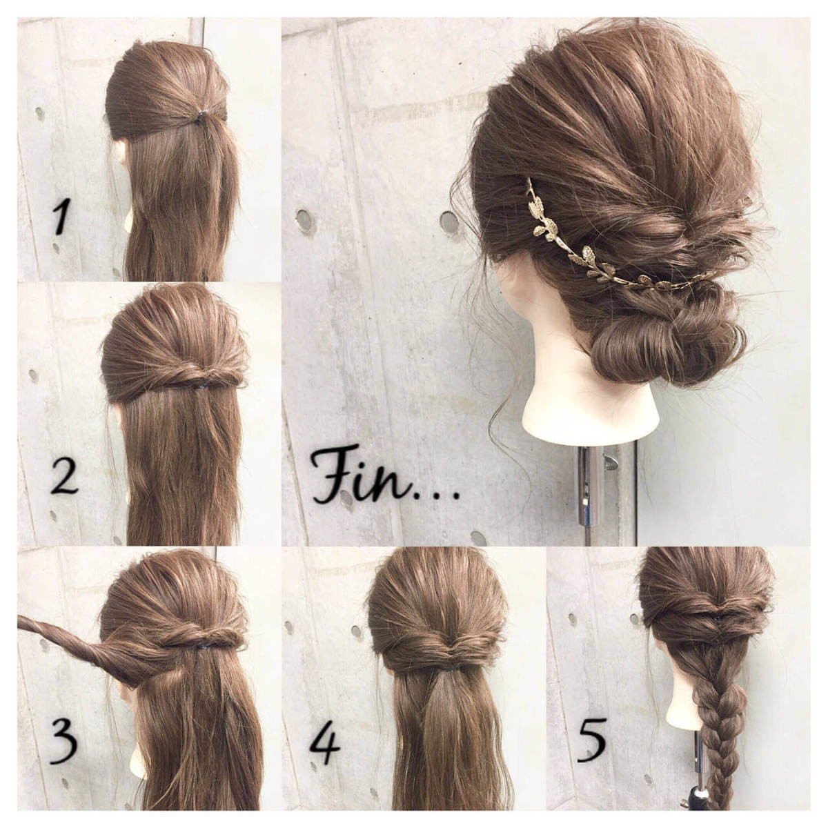 結婚式のヘアセットをセルフで！簡単だけど差がつくアレンジのやり方を紹介美的.com