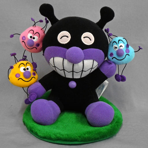 それいけ！アンパンマン なかよし小物入れぬいぐるみLL“ばいきんまん”プライズ・くじ・グッズ情報ならセガプラザ