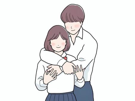 初めて彼女とハグをしたあ〜 ずっとこうしてたいこんなの 好きが止まんねぇよ◯・◯・◯男の子が積極的なあまあまイチャイチャも好きなんだけど、おどおど×ドキドキのうぶうぶなカップルも好き ！！🥹高校生カップル描いてると若返った気分になる😌 ザ