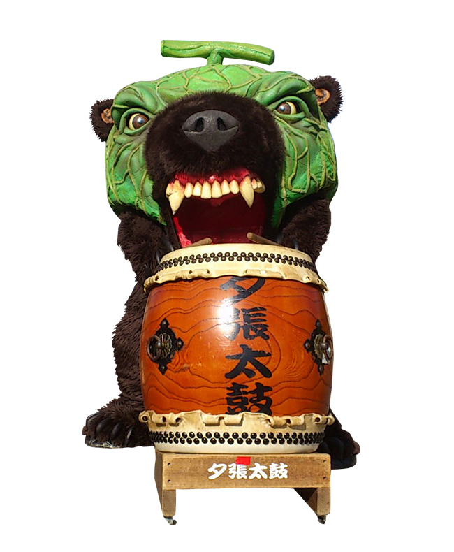 メロン熊」 北海道夕張市のゆるキャラ 写真集ゆるキャラ