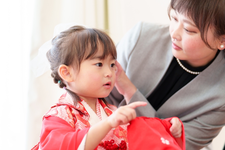 七五三3歳の女の子におすすめのかわいい髪型 リボンお団子アレンジコラム 武蔵野創寫舘