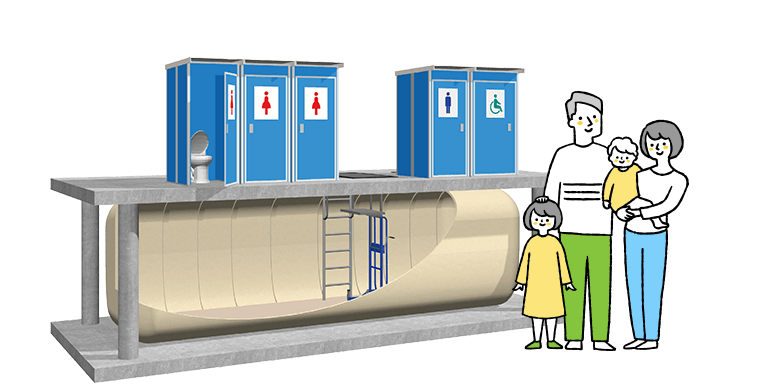 トイレが無い 』を即解決！『災害トイレ2ウェイ大地くん』現地視察会を開催しました。 - 四国浄管