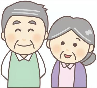 おじいさんたちイラスト