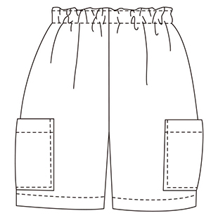 親子でおそろい！リラックスハーフパンツ 150 の作り方│koshirau 拵う こしらう