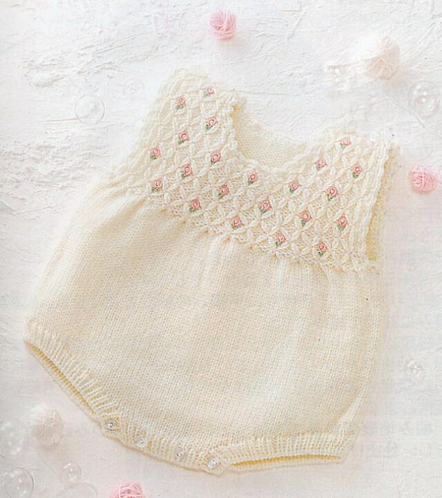 型紙：ロンパース ニット型紙