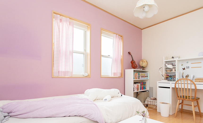 狭い子供部屋に! 4.5畳のベッドレイアウト。中学生頃のアイデア術