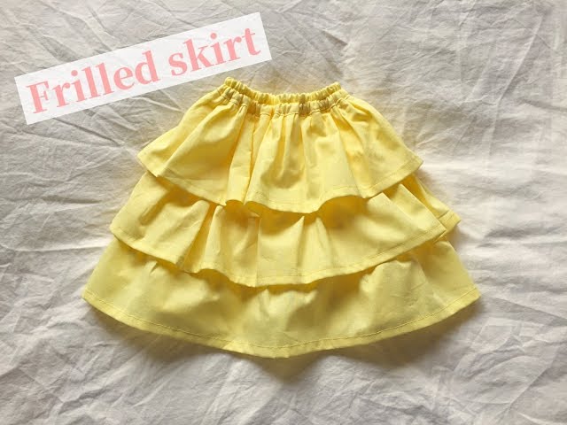 スカートの作り方 80〜130サイズ- YouTube