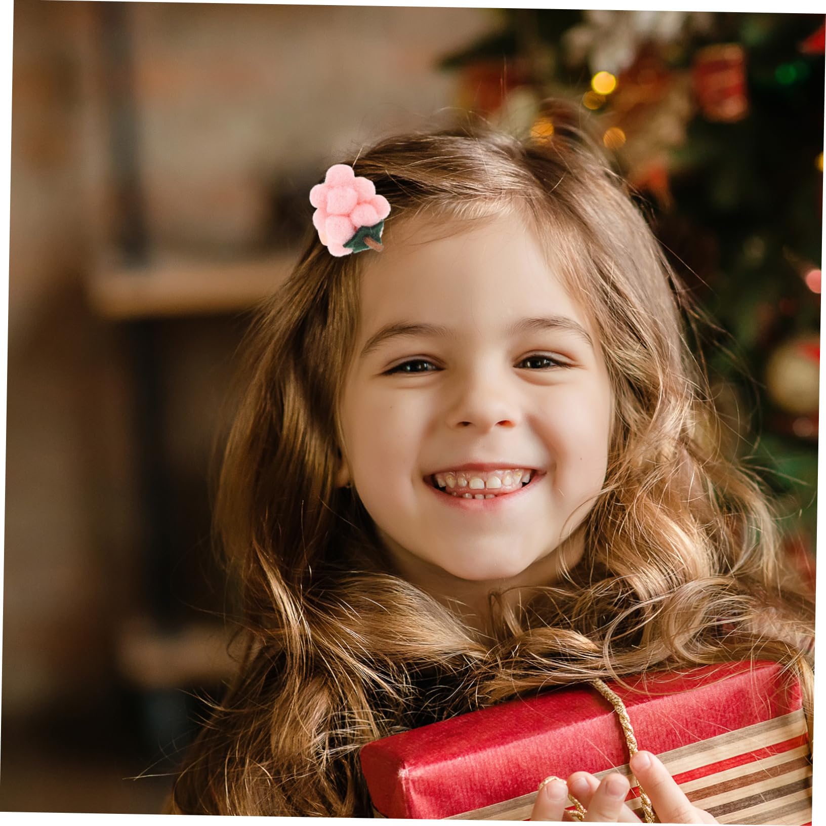 羊毛フェルト 花と植物シリーズ 子供用ヘアアクセサリー バレッタ 1983 Unlimited 手創 通販 17070982Creema クリーマ