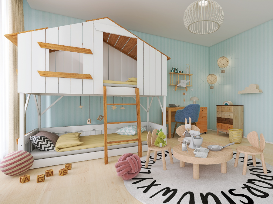 6畳子供部屋を2人で使うレイアウト9選！男女で配慮したいポイントも解説！タスクル