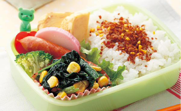 冷凍してたおかずと作り置きで簡単弁当🍙コーンバターライスのリアルな朝ごはん🫨🥣