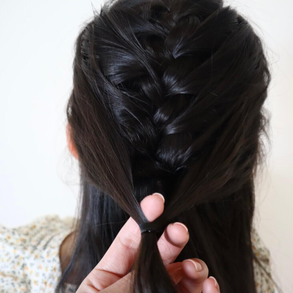 子供も大喜び☆卒園式☆編み込みハーフアップ☆バック：L002462473ホットペッパービューティ