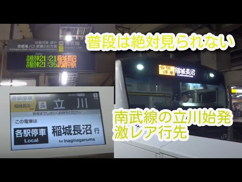 稲城長沼駅から立川駅(2024年03月05日) 鉄道乗車記録(鉄レコ・乗りつぶし) by