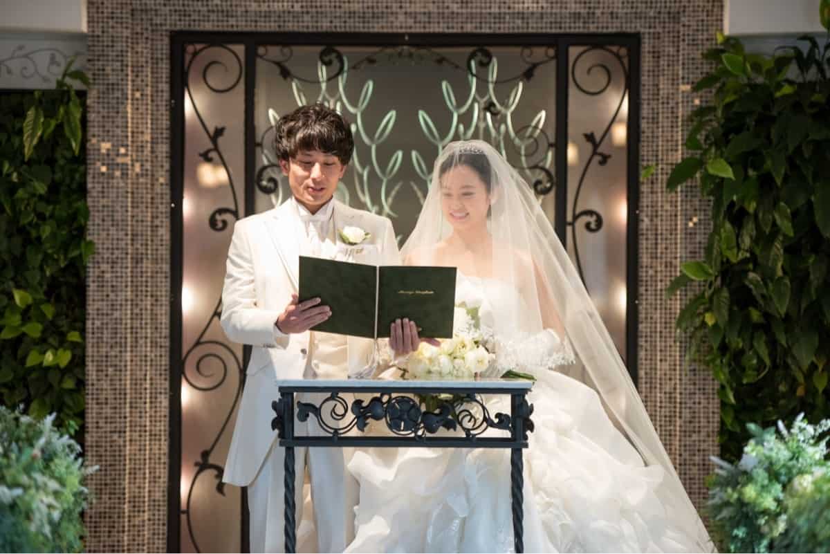 アクリルフォト結婚証明書 クリア 結婚式 ブライダル ウェディング 挙式 人前式 誓いの言葉