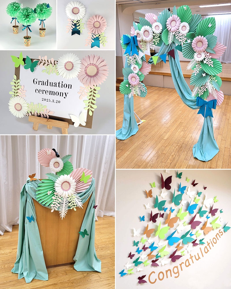 おめでとうの花道〜花紙と画用紙でできる卒園・入園飾り〜保育と遊びのプラットフォーム ほいくる