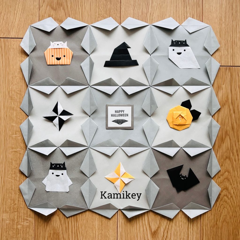 見た瞬間「これで葉っぱリース作ろう！」と思ったダイソーの両面おりがみ。かわいいです o^^o折り紙コーナーでなく、クリスマスグッズのコーナーに置いてありました。 ✴︎ 「葉っぱリース」「天使ちゃん」「サンタおじさん」の作り方動画は、YouTubeチャンネル 創作