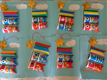 製作キット こいのぼりと金太郎 保育園 幼稚園 高齢者施設 子育てサークルこいのぼり&金太郎』 子どもの日製作 ＊今日は端午の節句🎏こどもの日。 男の子の健やかな成長をお祈りします❣️ ＊ ストーリーズから投稿へ飛べるので、作り方が知りたい作品があったら是非