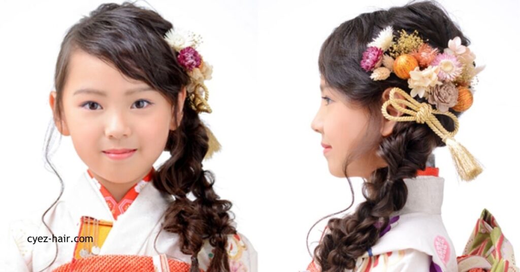 7歳女の子の七五三におすすめの髪型 美人サイドシニヨンコラム 武蔵野創寫舘
