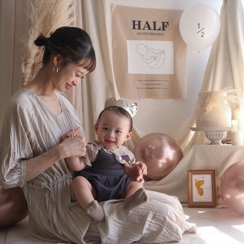 ハーフバースデーに贈るメッセージ例文オリジナル絵本ギフト専門店 ありがとう