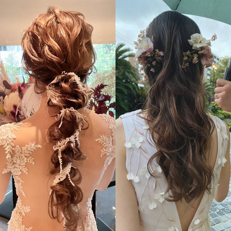 髪型ミディアムでも可愛くできる結婚式のヘアスタイル！元プランナーの取材レポ＆結婚式のHowTo記事