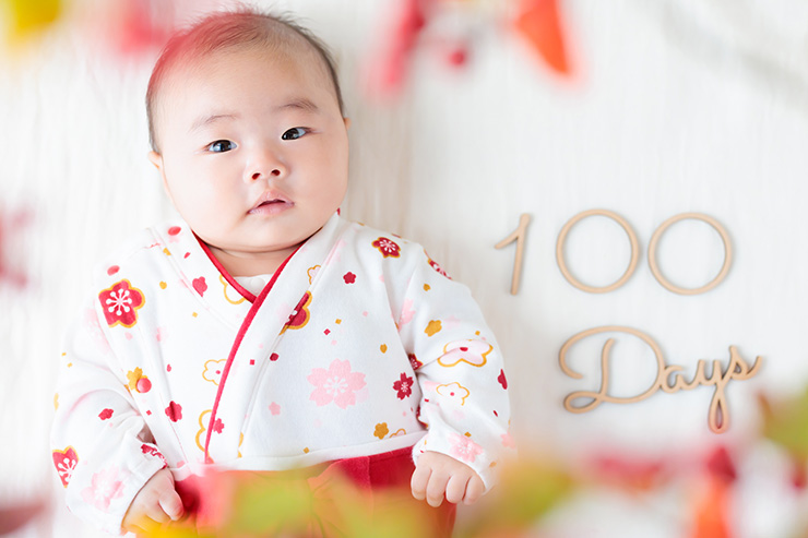 百日祝いNEW!!百日祝い お食い初めフォト セットができました