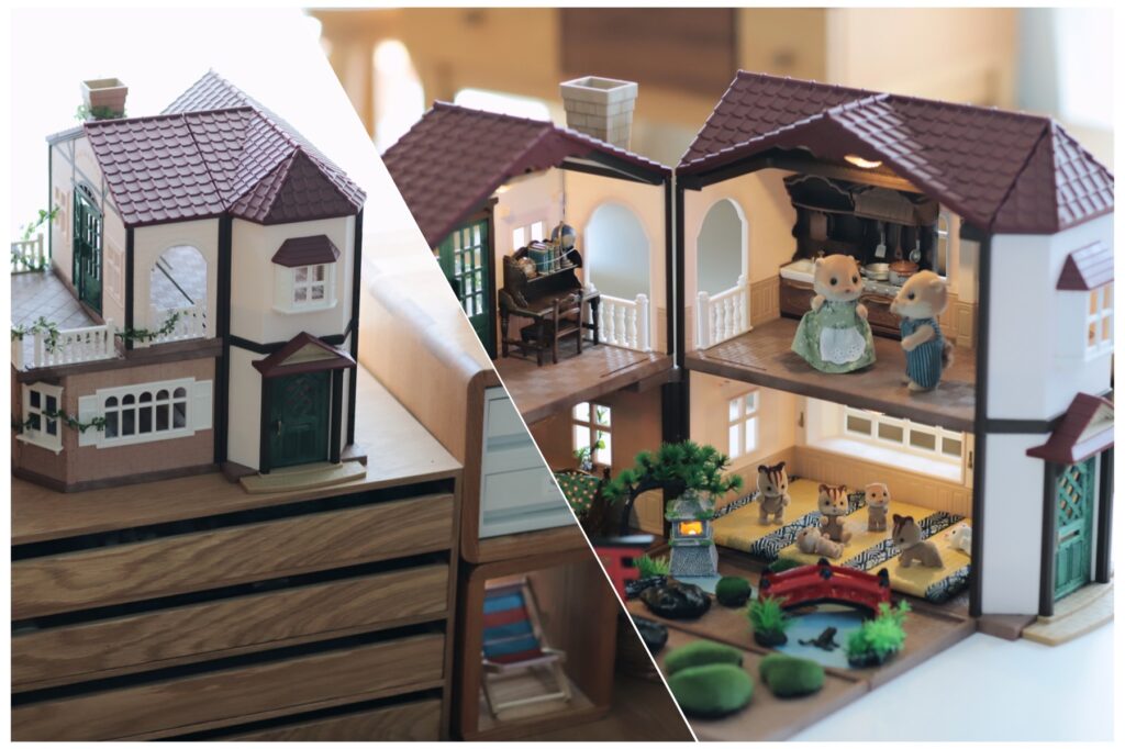 無印良品 で作る・シルバニアのざっくり収納つづく、暮らし