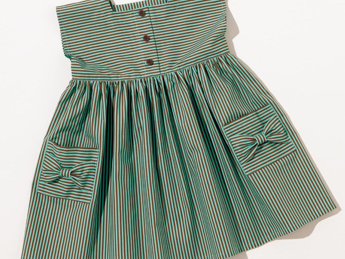 フリルの袖が可愛い！キッズワンピース – kokka-fabric.com