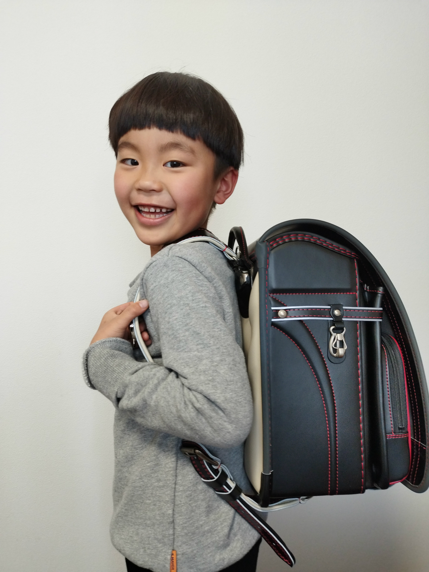 コンビカラーランドセル黒×赤 - ショッピング