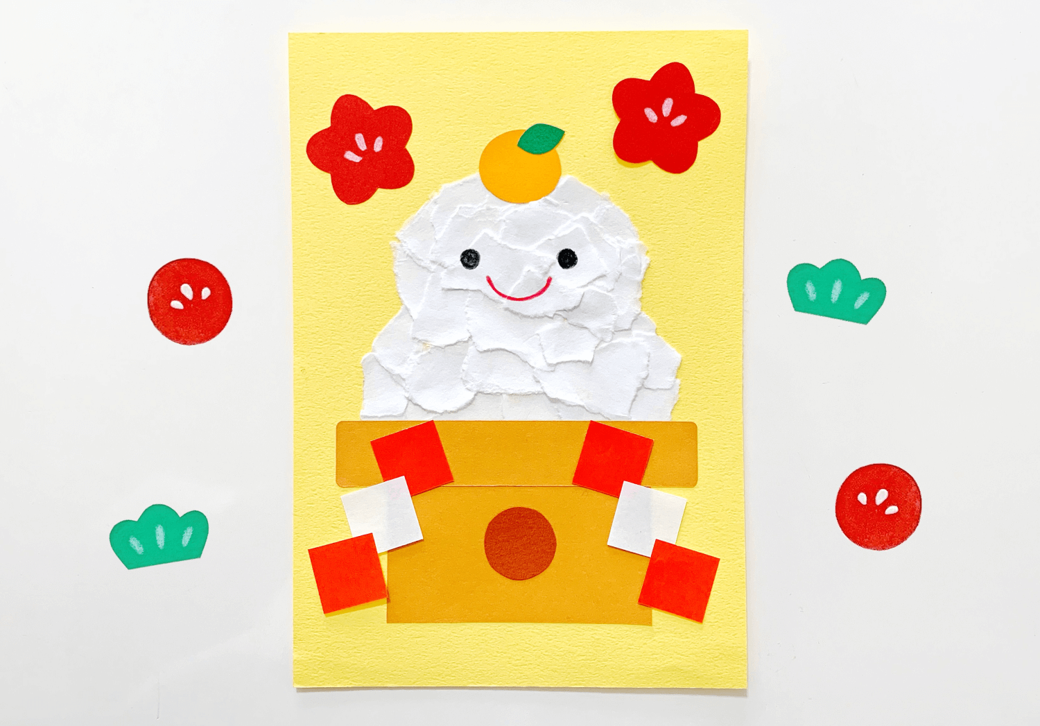 触りたくなっちゃう鏡餅〜意外なもので作る？正月製作遊び〜保育と遊びのプラットフォーム ほいくる