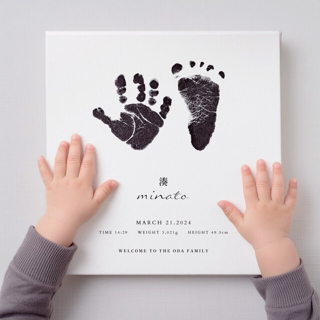 手形足形アート＊くま - COCONO'S GALLERYminne byGMOペパボ 国内最大級のハンドメイド・手作り通販サイト