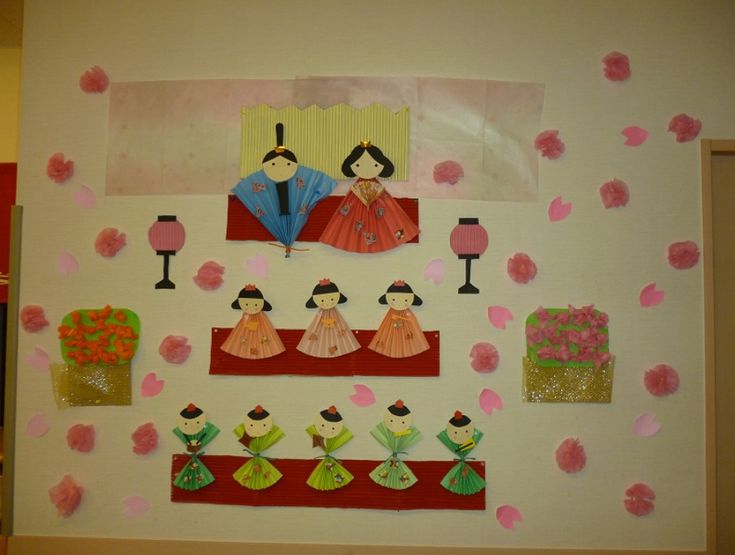 簡単 ひな祭り💕梅と椿の吊るし飾り✨ うぐいす付き グルーガン不要！花は縫わずにできます！冬の壁面飾り DIY How to make plumsand camellias. pom pom