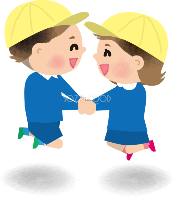 手を繋ぐ 子供イラスト無料イラスト・フリー素材なら「イラストAC」