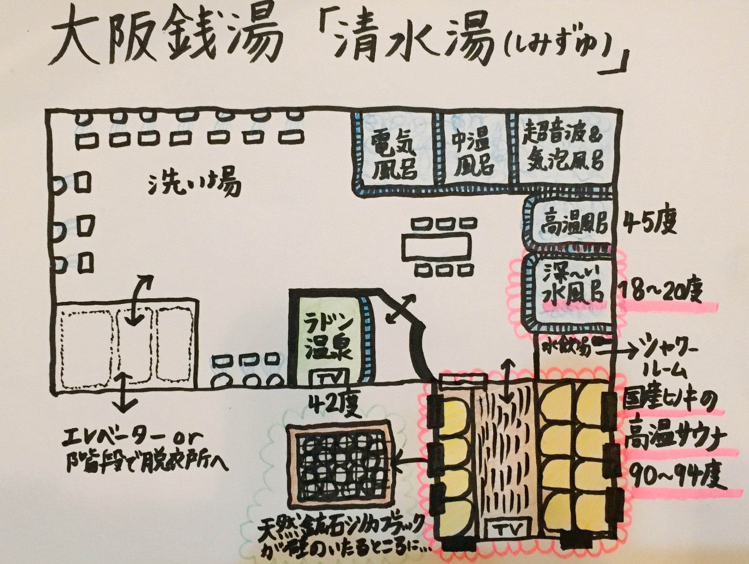 大阪・心斎橋「清水湯」のサウナは92℃。繁華街に佇むオアシスにはラドン温泉もあり。 | 楽々図鑑