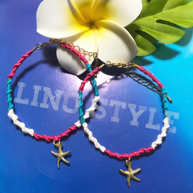 カップルペアミサンガ☻\❤︎ の通販 by OHAMOMO𓇼ラクマ