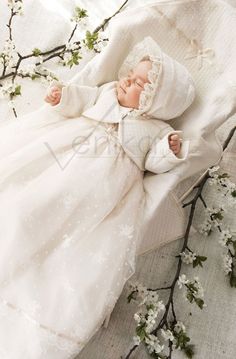 やまねこ日誌 - お宮参り用 ベビードレス 完成