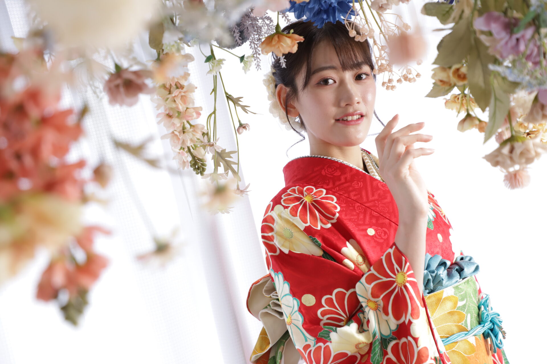 成人式振袖前撮り 橿原市-フォトスタジオワタナベ 渡辺写真館 橿原店