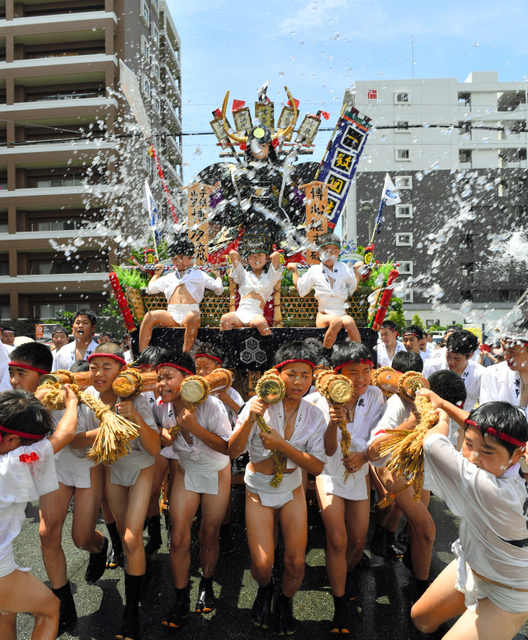 博多山笠寸描'11 子供山笠和田フォト