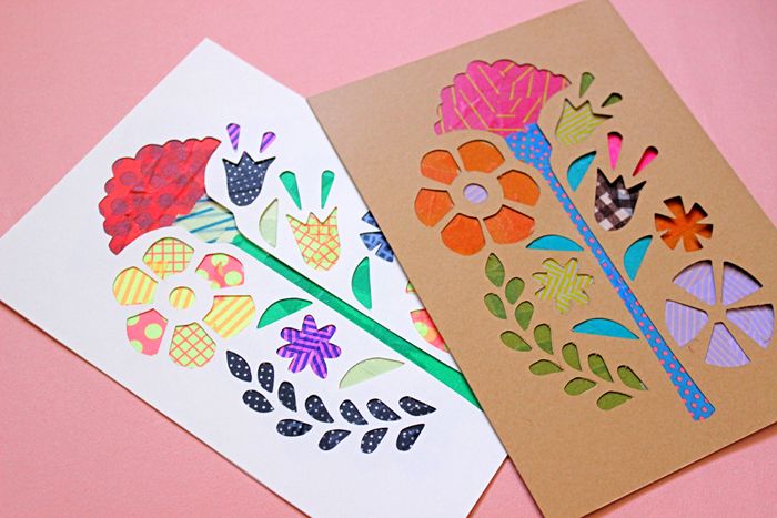 母の日」ネコとカーネーションのメッセージカードの作り方mama life blog