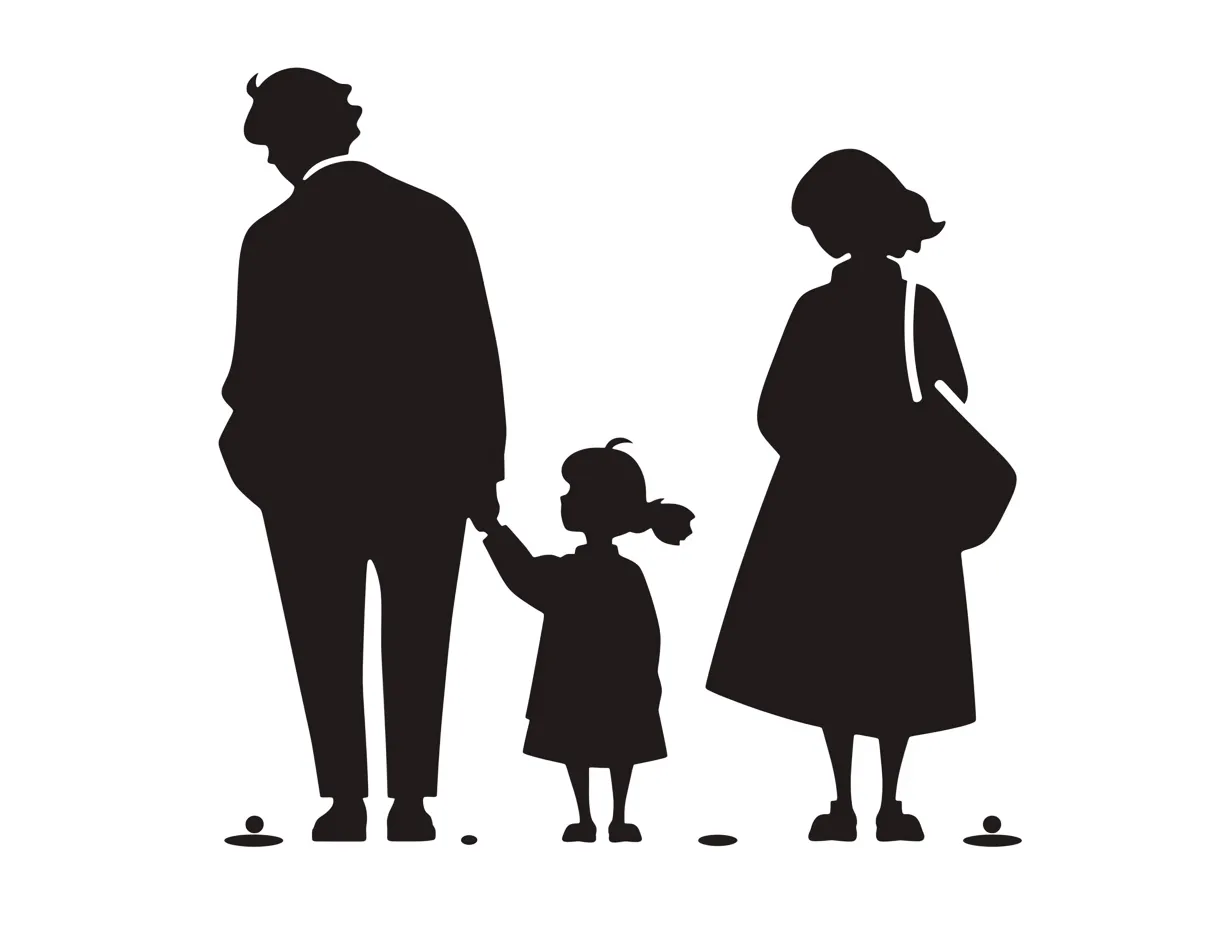 手を繋ぐお母さんと子どもの後ろ姿_色のイラスト素材103069748- PIXTA