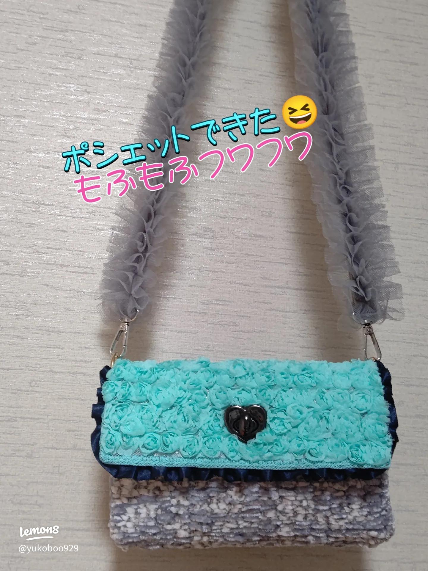 かぎ針編みでりんごポシェット❁りんごニット帽❁リンゴ❁ポーチ❁キッズ用子供用