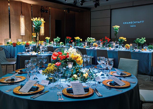 ホテルウェディング：『グランド ハイアット 東京』～ラグジュアリー セレブレーション 男性が惚れ込むウエディング～ 1 2東京カレンダー最新のグルメ、洗練されたライフスタイル情報