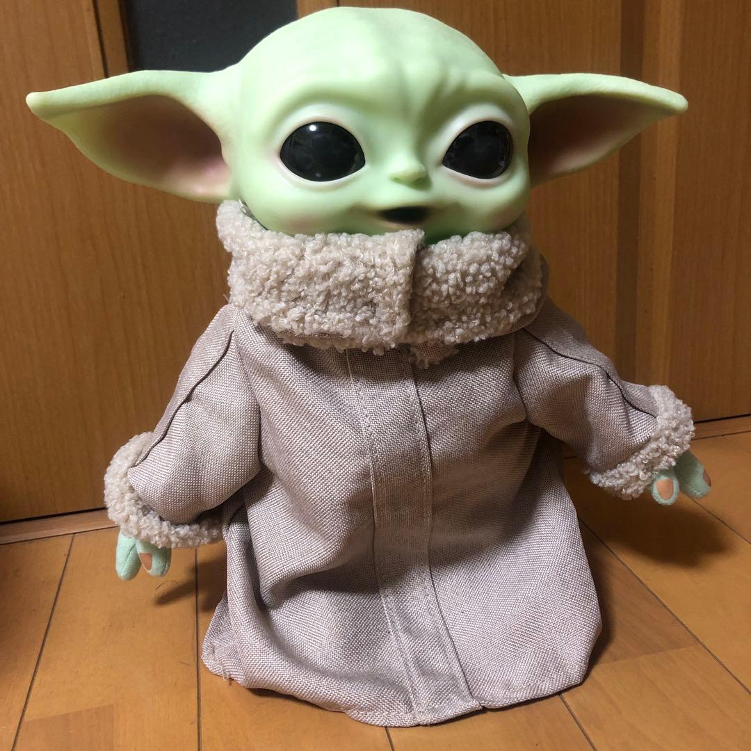 子供のためのスターウォーズぬいぐるみ帽子,ベビーヨーダフィギュア,カワイイ漫画の耳,男の子と女の子のためのおもちゃ,クリスマスプレゼント -AliExpress