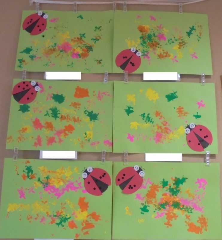 ☆ 製作「てんとう虫」☆ – 託児所大阪 ミントハウス