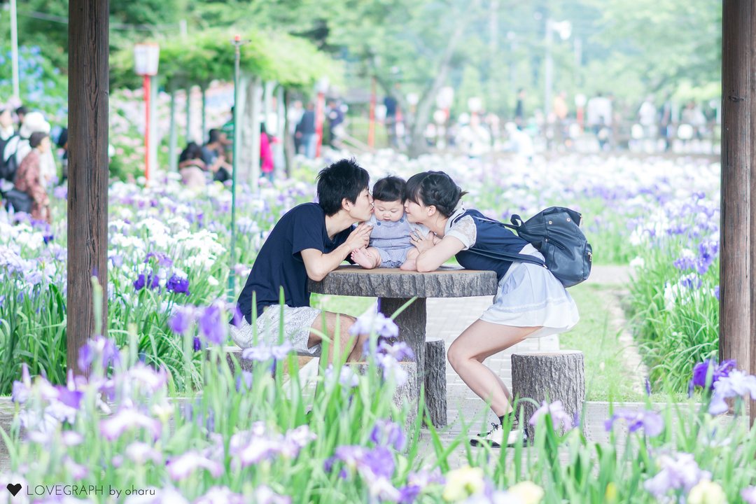 幸せのメッセージ・七五三 一年に一回必ず家族写真を撮る家訓がありますスタジオキャラット七五三・お宮参り・成人式・マタニティフォトの写真撮影