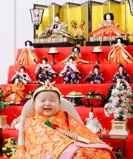 桃の節句・端午の節句 写真のフォトスタジオ・写真館はらかんスタジオ