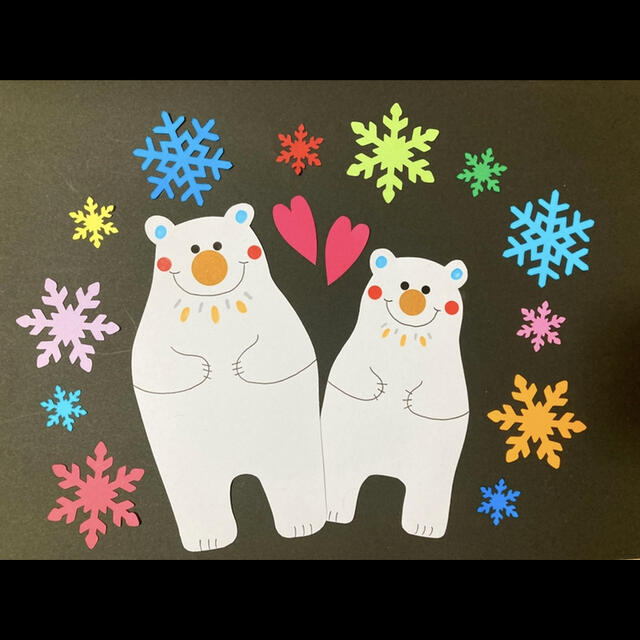 壁面 冬 こねこ 毛糸玉遊び♬ 12月1月2月 - YUITON-YU'S GALLERYminne byGMOペパボ国内最大級のハンドメイド・手作り通販サイト