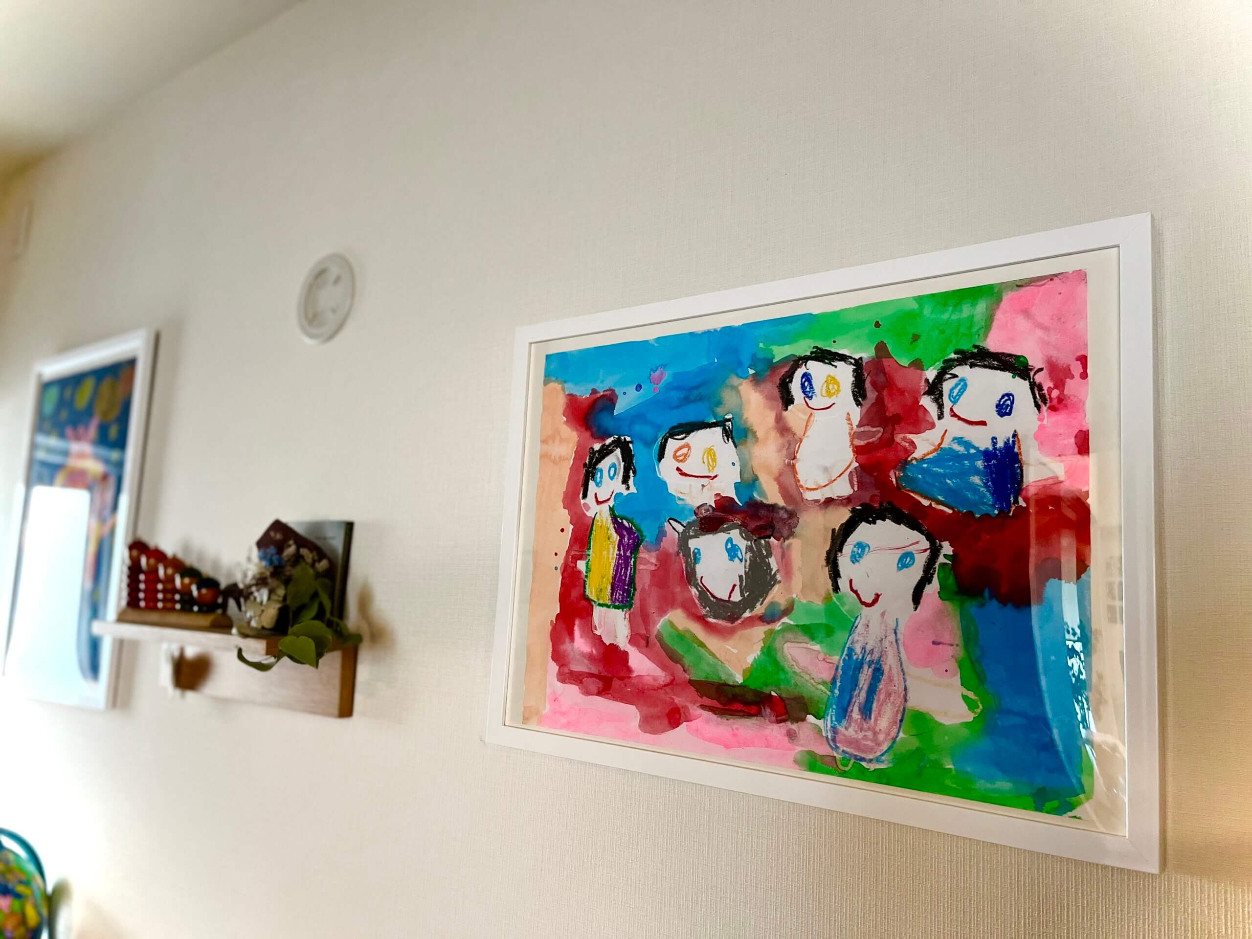 送料無料天才たちのアートフレーム子供の絵 子どもの絵 子供 絵 作品 保管 保存 アート インテリア プレゼント 収納 子ども フレームデザイン 飾る 名入れ オーダー イラスト ギフト 似顔絵Stripesストライプス