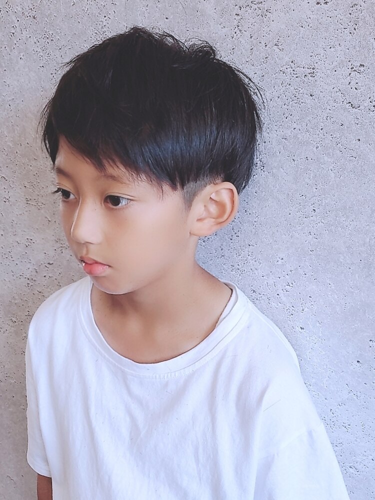 子供 ツーブロック 短め 切り方TikTok