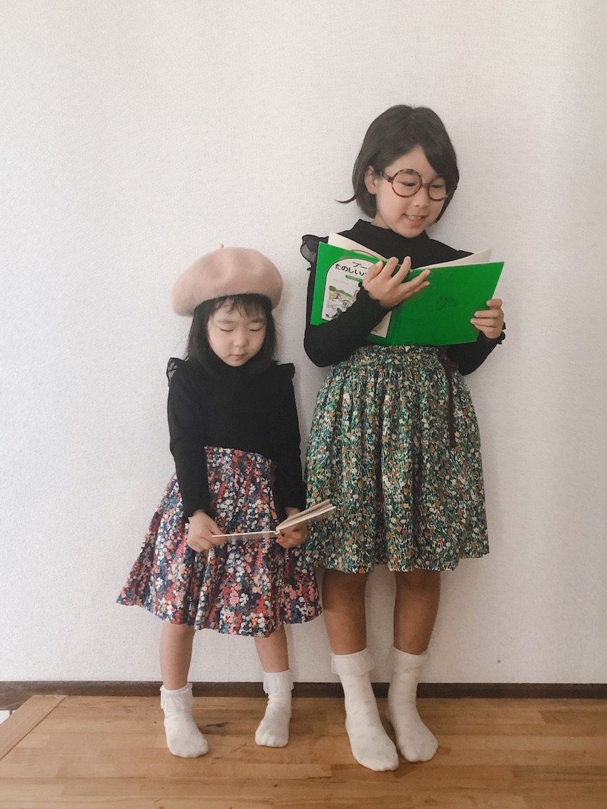 はじめてのギャザースカートの型紙子供服の型紙・パターンショップのソーイングママ